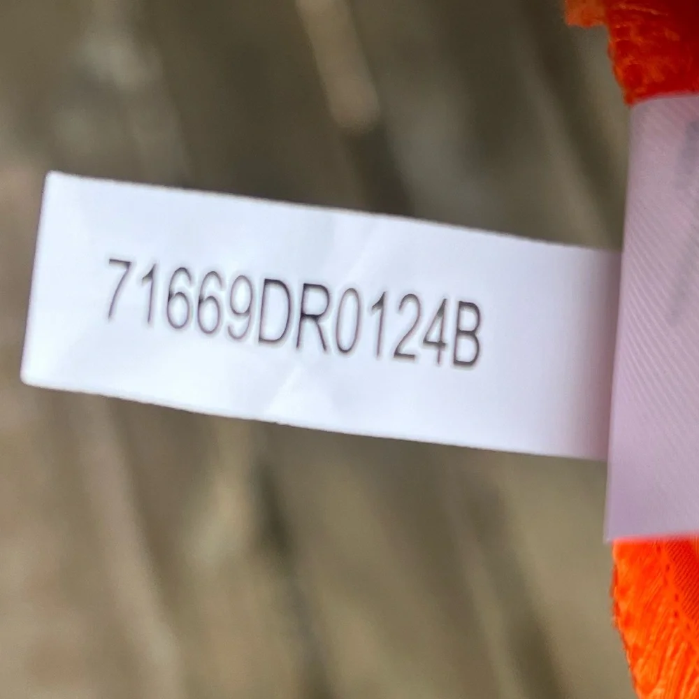 🆕 Gianni Bini Orange Women’s Slip Midi Dress Size 12 - Picture 12 of 12